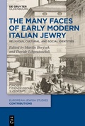 Bild: The Many Faces of Early Modern Italian Jewry - De Gruyter Oldenbourg