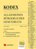 Cover: Taschen-Kodex ABGB 2023 - inkl. App - LexisNexis Verlag ARD ORAC GmbH