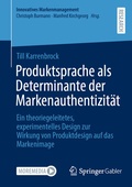 Cover: Produktsprache als Determinante der Markenauthentizit&auml;t - Springer Gabler