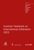 Cover: Austrian Yearbook on International Arbitration 2023 - St&auml;mpfli Verlag AG