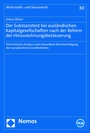 Bild: Der Substanztest bei ausländischen Kapitalgesellschaften nach der Reform der Hinzurechnungsbesteuerung - Nomos