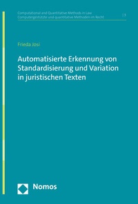 Abbildung von: Automatisierte Erkennung von Standardisierung und Variation in juristischen Texten - Nomos