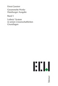 Cover: Leibniz' System in seinen wissenschaftlichen Grundlagen - Meiner