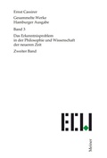 Cover: Das Erkenntnisproblem in der Philosophie und Wissenschaft der neueren Zeit. Zweiter Band - Meiner