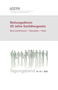 Abbildung von: Rettungsdienst: 20 Jahre Sanitätergesetz - Educa Verlag Halmich e.U.