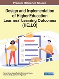 Cover: Design and Implementation of Higher Education Learners' Learning Outcomes (HELLO) - IGI Global