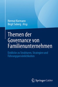 Abbildung von: Themen der Governance von Familienunternehmen - Springer Gabler