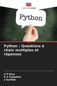 Enlarge image Cover: Python - Editions Notre Savoir