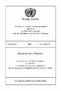Abbildung von: Treaty Series 3064 (English/French Edition) - United Nations