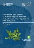 Cover: Prevention and control of microbiological hazards in fresh fruits and vegetables - Food & Agriculture Organization of the United Nations (FAO)
