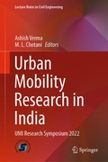 Cover: Urban Mobility Research in India - Springer