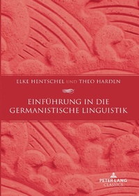 Abbildung von: Einfuehrung in die germanistische Linguistik - Peter Lang Verlag