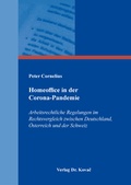 Cover: Homeoffice in der Corona-Pandemie - Kovac, Dr. Verlag