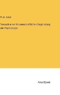 Cover: Versuch einer Wissenschaftlichen Begruendung der Psychologie - Anatiposi Verlag