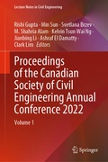 Cover: Proceedings of the Canadian Society of Civil Engineering Annual Conference 2022 - Springer