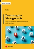 Cover: Besetzung des Managements - LexisNexis Verlag ARD ORAC GmbH