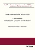 Cover: Unterricht der romanischen Sprachen und Inklusion - ibidem