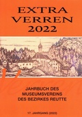 Cover: Extra Verren 2022 - Museumsverein Reutte