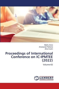Enlarge image Cover: Proceedings of International Conference on IC-IPMTEE (2022) - LAP Lambert Academic Publishing