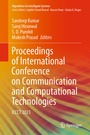 Cover: Proceedings of International Conference on Communication and Computational Technologies - Springer