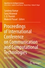 Cover: Proceedings of International Conference on Communication and Computational Technologies - Springer