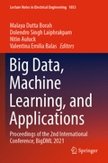 Cover: Big Data, Machine Learning, and Applications - Springer