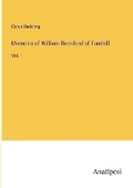 Cover: Memoirs of William Beckford of Fonthill - Anatiposi Verlag