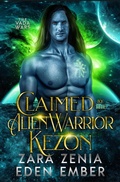 Cover: Claimed By The Alien Warrior Kezon - Perfectly Plotted Books