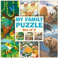 Cover: My Family Puzzle - Set of 3 - Jungle, Flowers, Northern Wildlife - Magellan