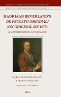 Cover: Hadriaan Beverland's De Peccato Originali (On Original Sin 1679) - Brill