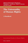 Cover: The Universality of Human Rights - Martinus Nijhoff