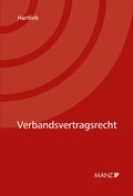 Abbildung von: Verbandsvertragsrecht - Manz