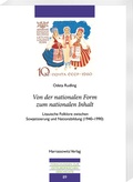 Cover: Von der nationalen Form zum nationalen Inhalt - Harrassowitz Verlag