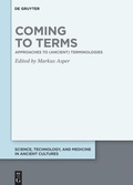 Cover: Coming to Terms - De Gruyter