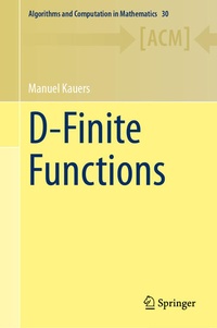 Enlarge image Cover: D-Finite Functions - Springer