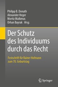 Cover: Der Schutz des Individuums durch das Recht - Springer