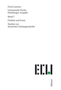 Cover: Freiheit und Form - Meiner