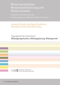 Cover: Wissensproduktion, Wissensmobilisierung und Wissenstransfer - Verlag Barbara Budrich