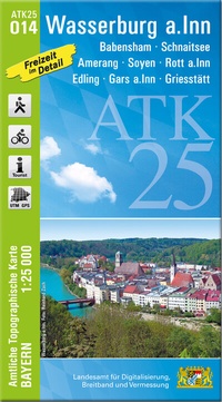 Abbildung von: ATK25-O14 Wasserburg a.Inn (Amtliche Topographische Karte 1:25000) - Landesamt für Digitalisierung, Breitband und Vermessung, Bayern