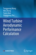 Cover: Wind Turbine Aerodynamic Performance Calculation - Springer