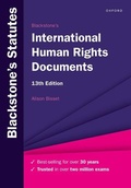 Abbildung von: Blackstone's International Human Rights Documents - Oxford University Press