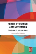 Cover: Public Personnel Administration - Routledge India