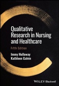 Cover: Qualitative Research in Nursing and Healthcare - Wiley-ISTE
