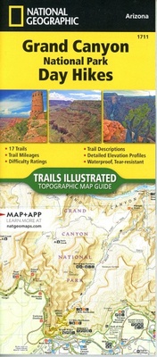 Abbildung von: Grand Canyon National Park Day Hikes Map - National Geographic Maps