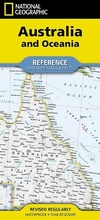 Cover: National Geographic Australia and Oceania Map (Folded with Flags and Facts) - National Geographic Maps