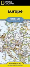 Cover: National Geographic Europe Map (Folded with Flags and Facts) - National Geographic Maps