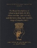 Cover: The Royal Inscriptions of Ashurbanipal (668-631 BC), Assur-etel-ilani (630-627 BC), and Sin-sarra-iskun (626-612 BC), Kings of Assyria, Part 3 - Eisenbrauns