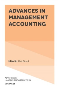 Abbildung von: Advances in Management Accounting - Emerald Publishing Limited