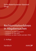 Cover: Rechtsmittelverfahren in Abgabensachen - Manz