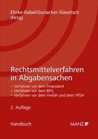 Enlarge image Cover: Rechtsmittelverfahren in Abgabensachen - Manz